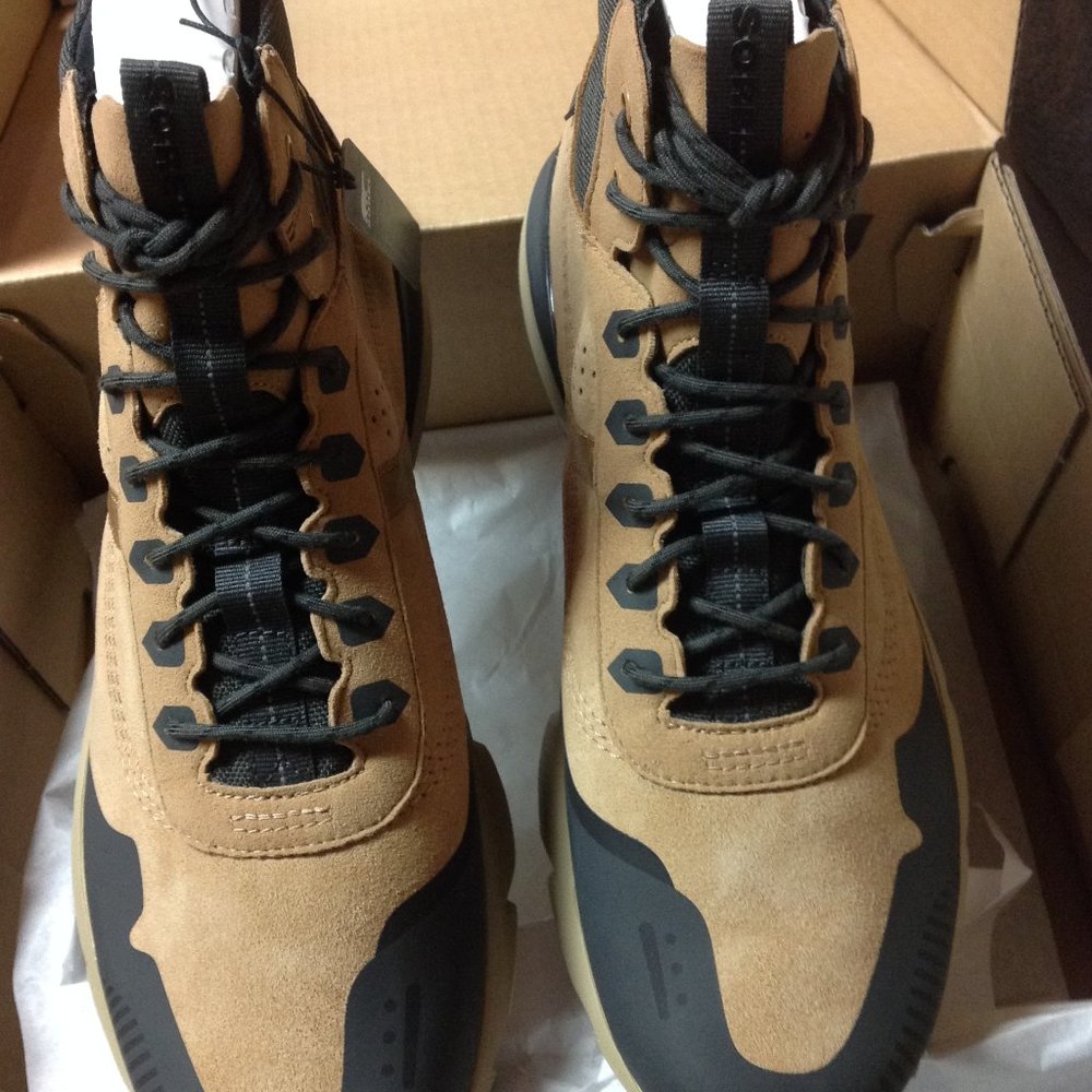 Sorel Men's Kinetic Rush Tan Suede Waterproof Boots - 11.5 - New in Box